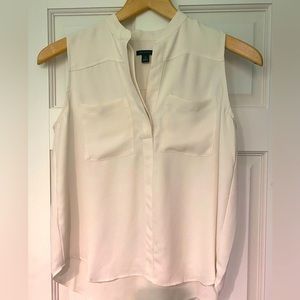 Ann Taylor off-white blouse